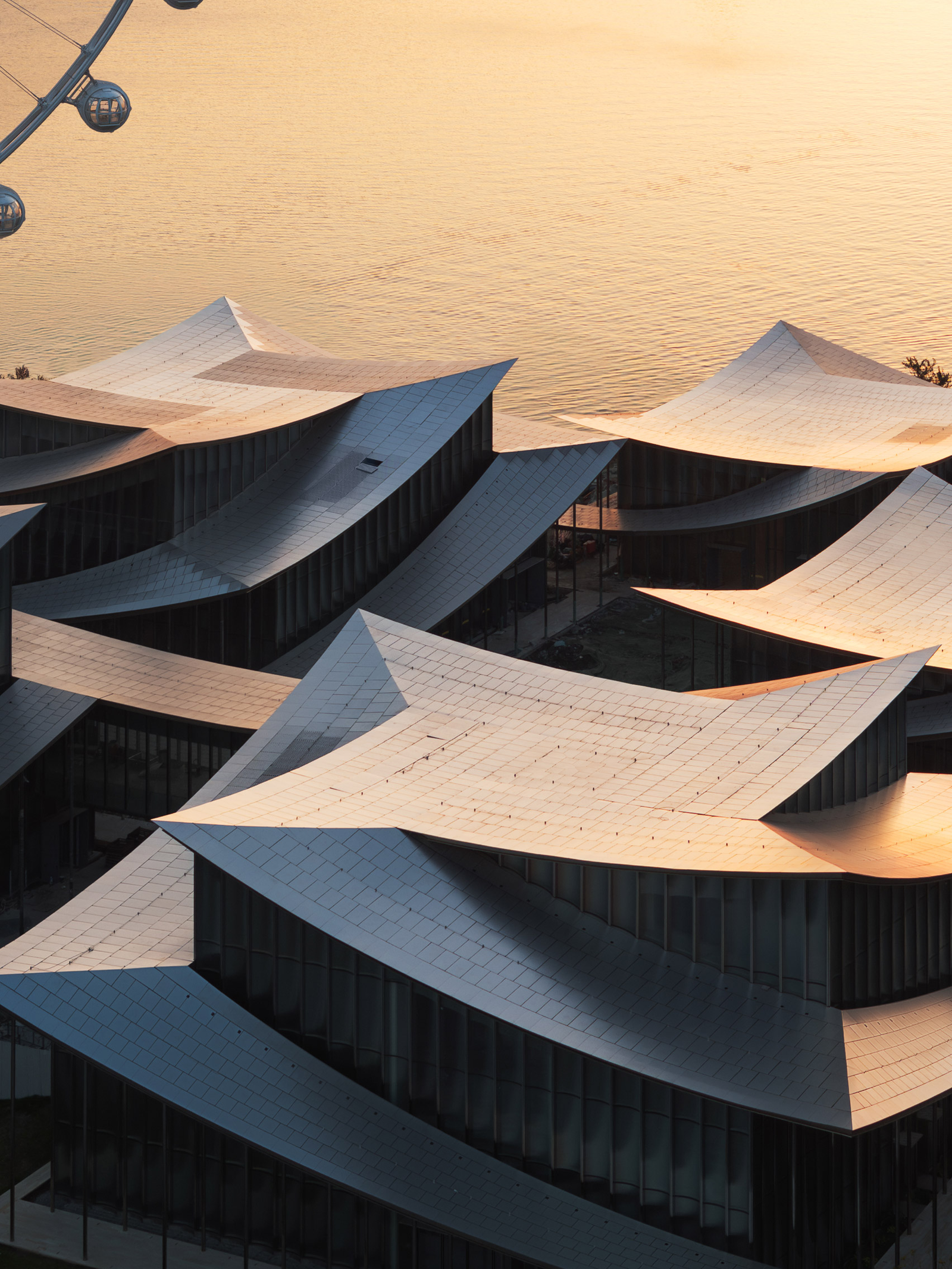 Contemporary waterfront architecture in China
